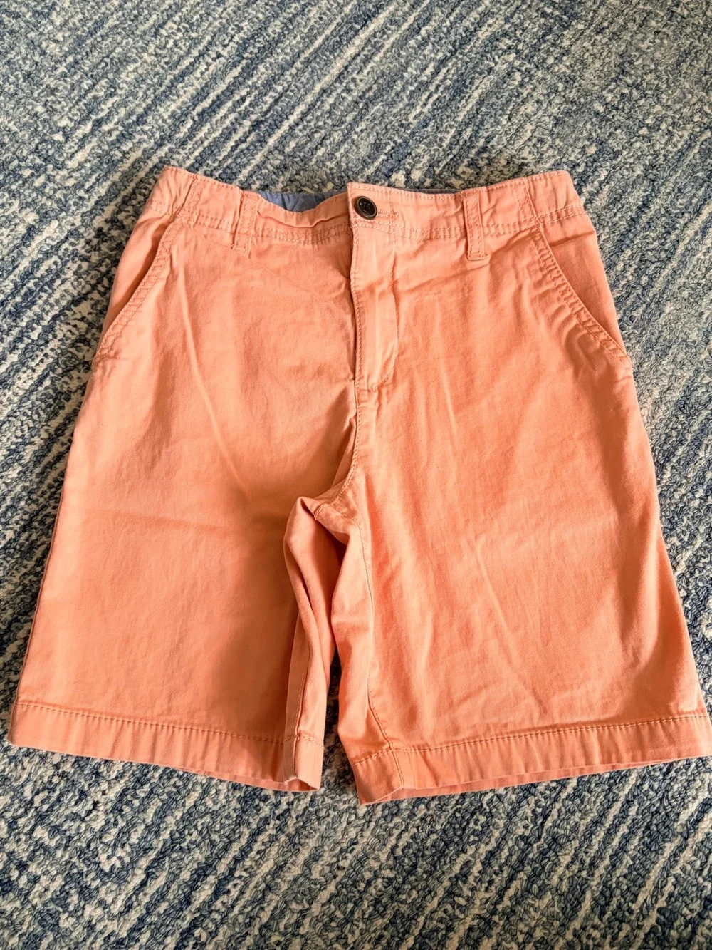 Oshkosh B’gosh++ Boys Lot of 3 Navy/Orange/Chambray Casual Shorts Bundle - 10